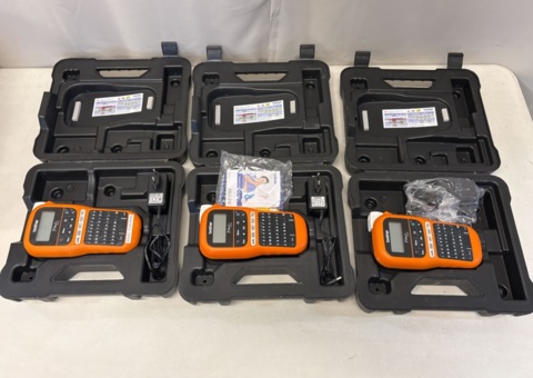 Labeling machines 3 pcs with accessories - Brother P-touch E110