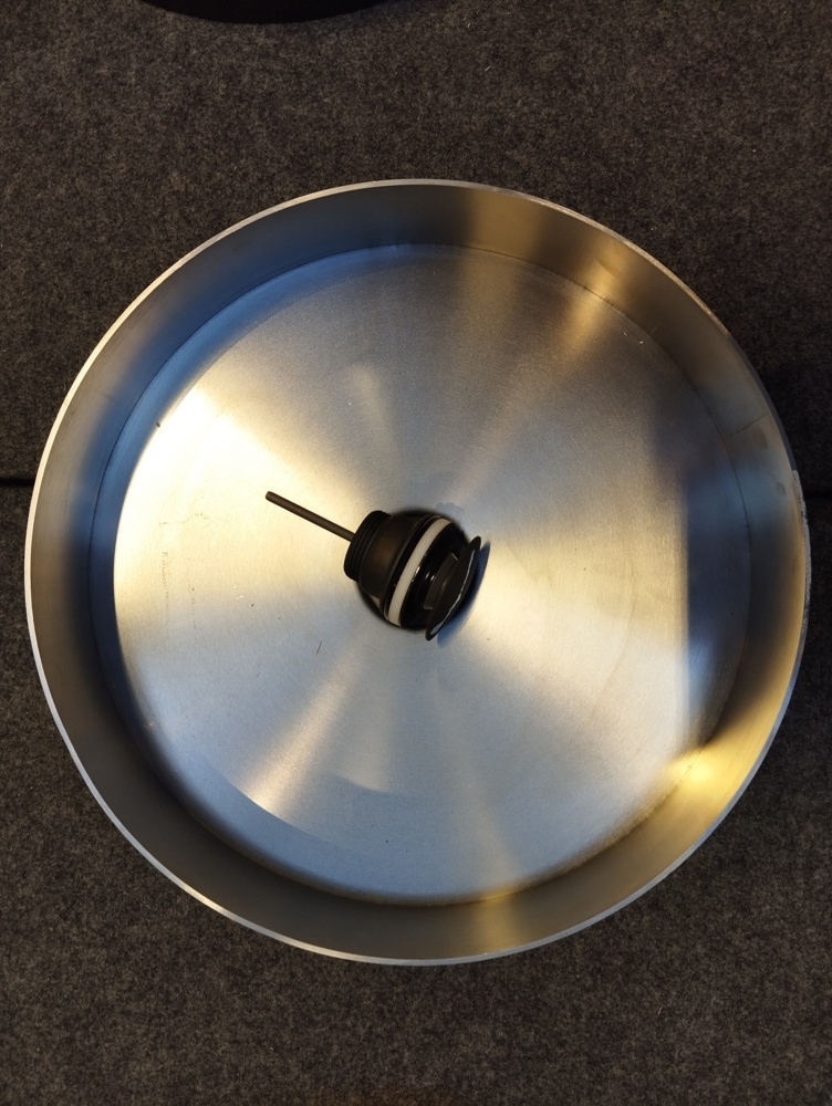 1581332-1 Runt tvättställ - Scandtap, Ø 38 cm, borstat rostfritt