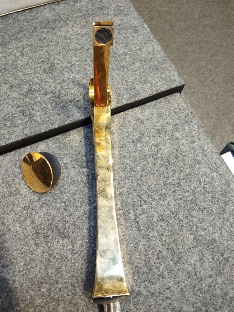 1581335-2 Blandare - Sanova, 35 cm, guldfärgad