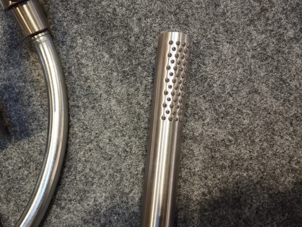1581336-2 Bath mixer with hand shower - Scandtap, brushed stainless steel