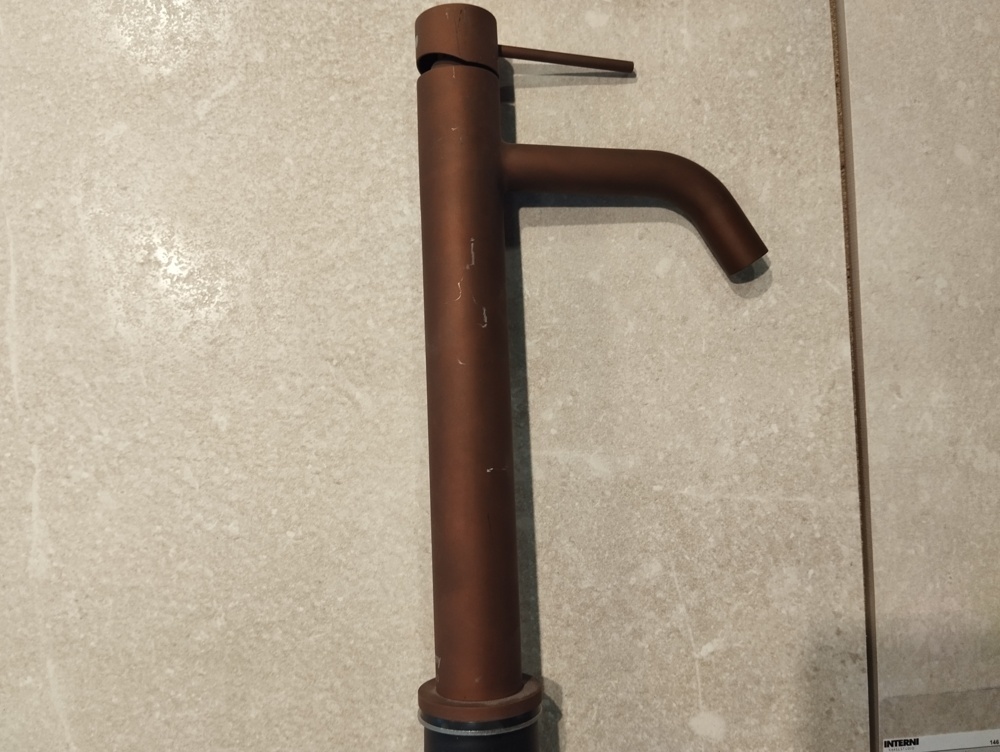 1581342-1 Basin mixer - Scandtap, tall model, Rust
