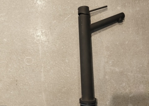 Tvättställsblandare - Scandtap, hög modell, Coal