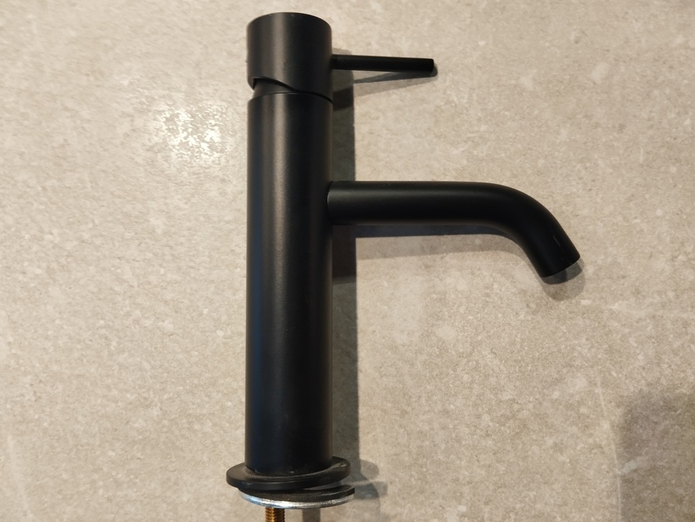 1581345-1 Basin mixer - Sanova, matt black