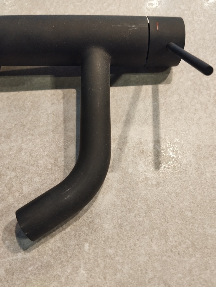 1581347-2 Tvättställsblandare - Scandtap, Coal, böjd pip