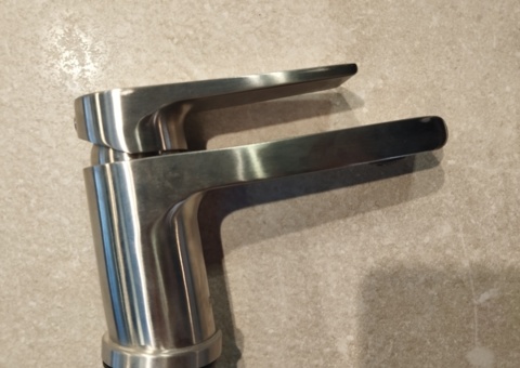 Tvättställsblandare - Scandtap, borstat rostfritt