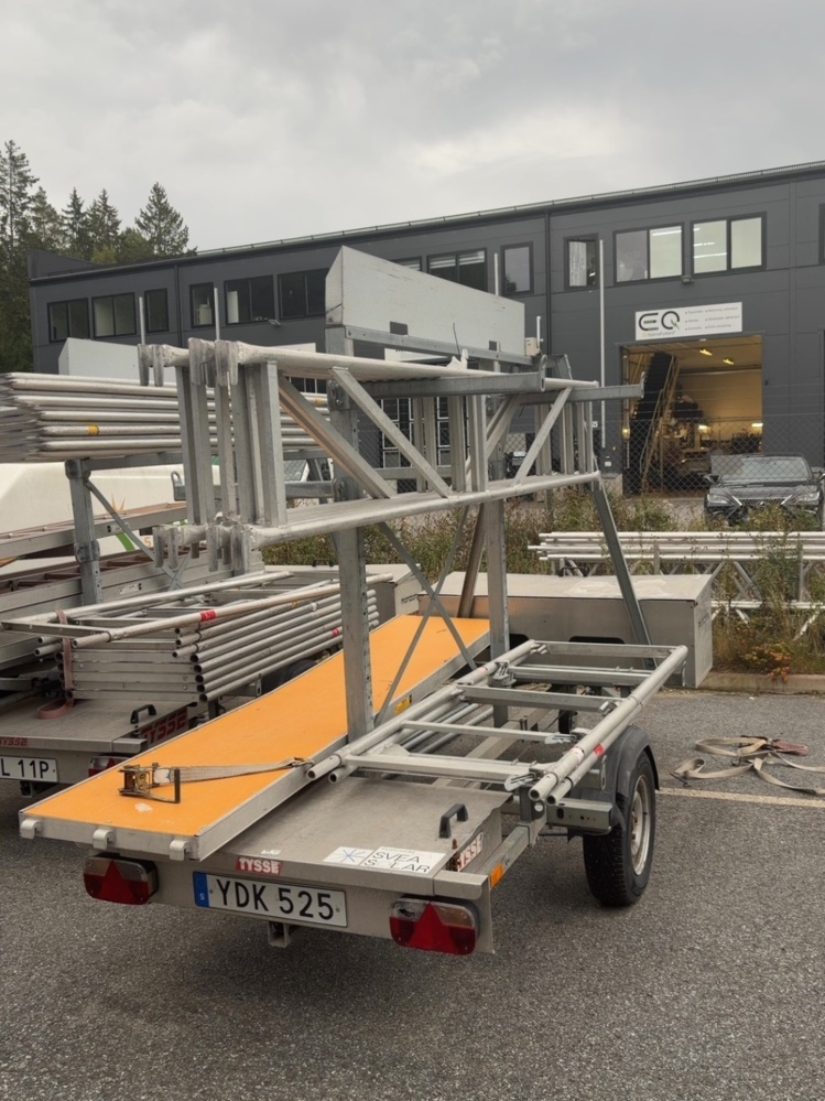 1545066-1 Ställningssläp med aluminiumställning - Tysse -2016
