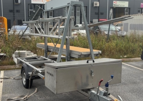 Ställningssläp med aluminiumställning - Tysse -2019