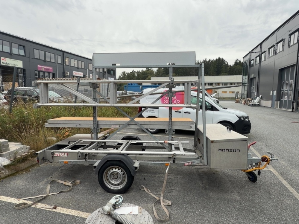 1545069-2 Ställningssläp med aluminiumställning - Tysse -2019
