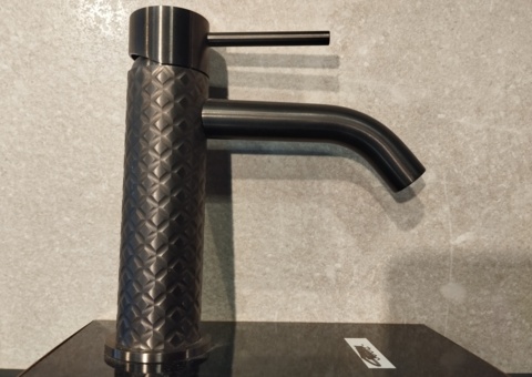 Tvättställsblandare - Gessi, gunmetall, mönstrad yta