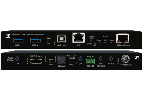 HDBaseT-mottagare - Key Digital KD-X100MRx, 4K, USB