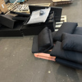 1570296-1 Soffa i konstrotting, ej kontrollerad om den är komplett