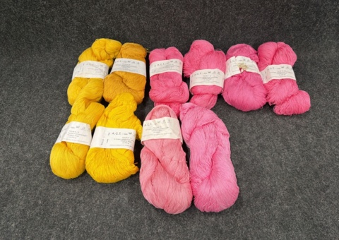 10 st nystan kabeltvinnat bomullsgarn 200g