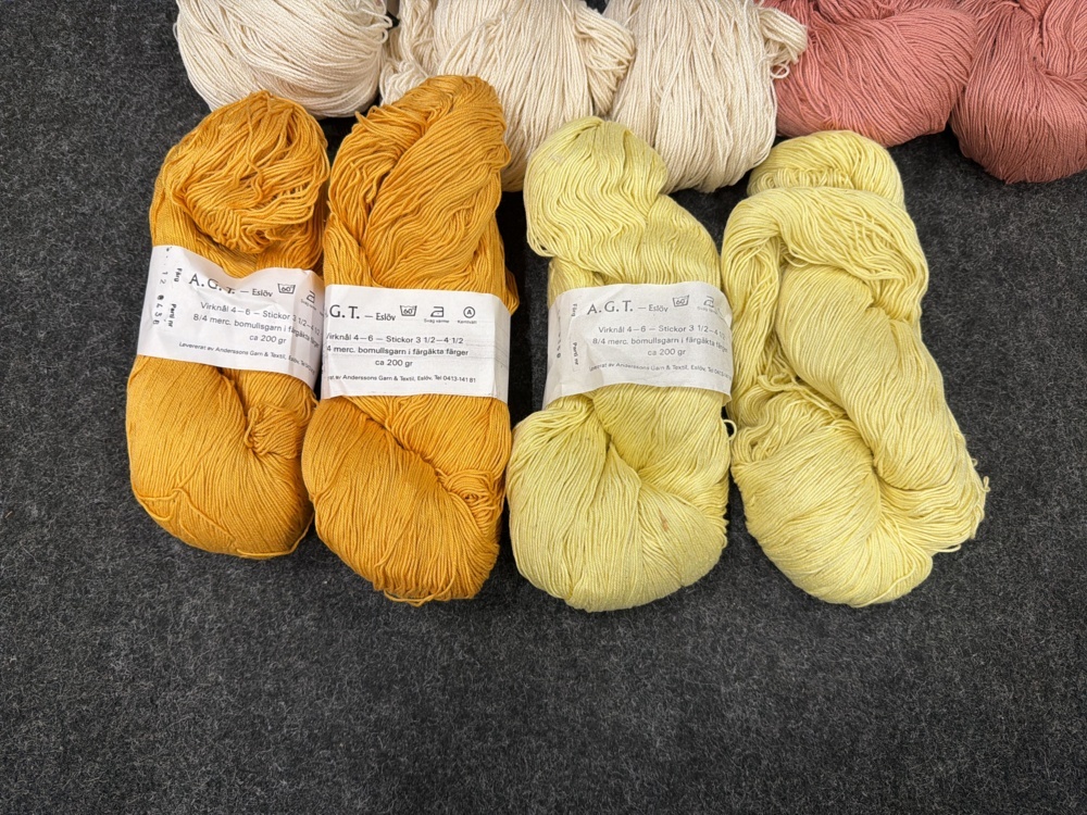 1582643-2 10 st nystan kabeltvinnat bomullsgarn 200g