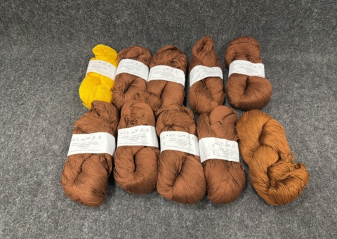 10 st nystan kabeltvinnat bomullsgarn 200g