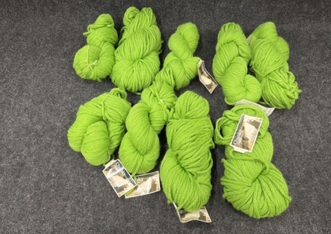 9 balls of yarn