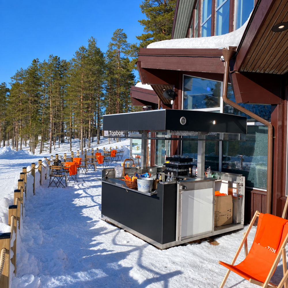 1530126-1 Outdoor bar with cold storage and heating – TopBox Bar 23