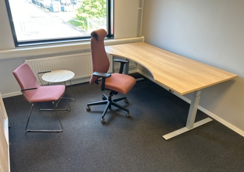 Office workplace with various furniture - ROL Ergo and AJ