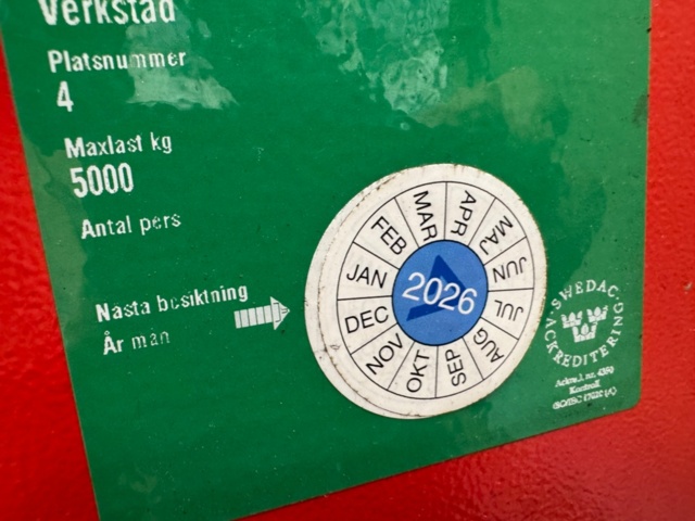 1406085-19 Nimalift billyft – max belastning 5 000 kg