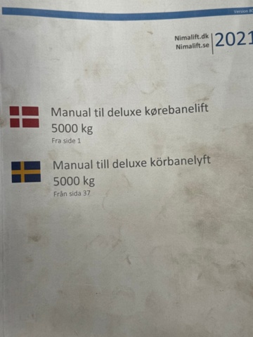 1406085-35 Nimalift billyft – max belastning 5 000 kg