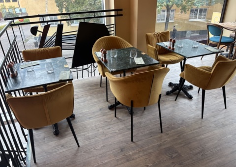Restaurant furniture - Tables, chairs and sofa sections