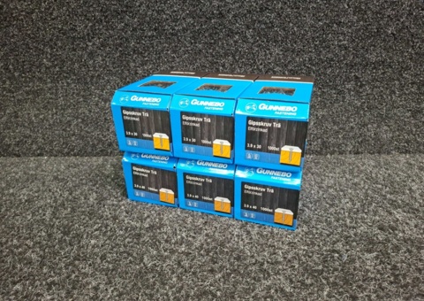 6000 pcs Drywall Screws Wood 3.9x30 & 3.9x40mm, Gunnebo