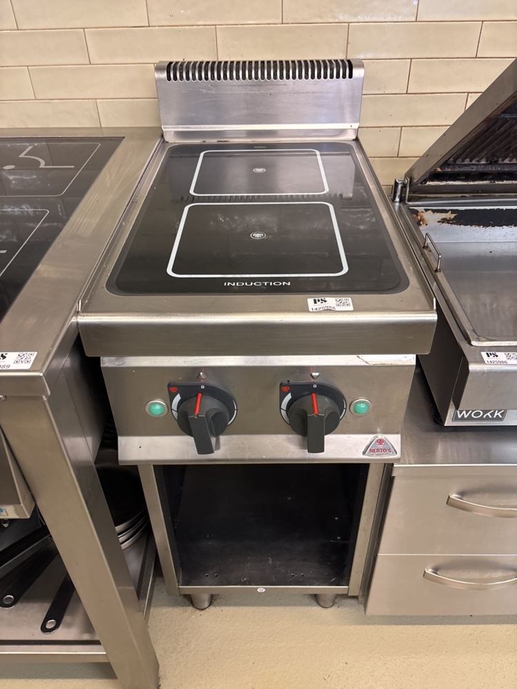 1425988-1 Induction hob with 2 cooking zones - Berto's