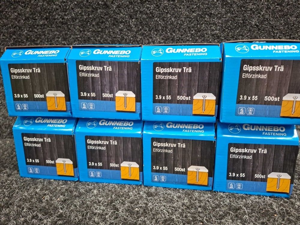 1581600-2 4000 pcs Drywall Screw Wood 3.9x55mm, Gunnebo