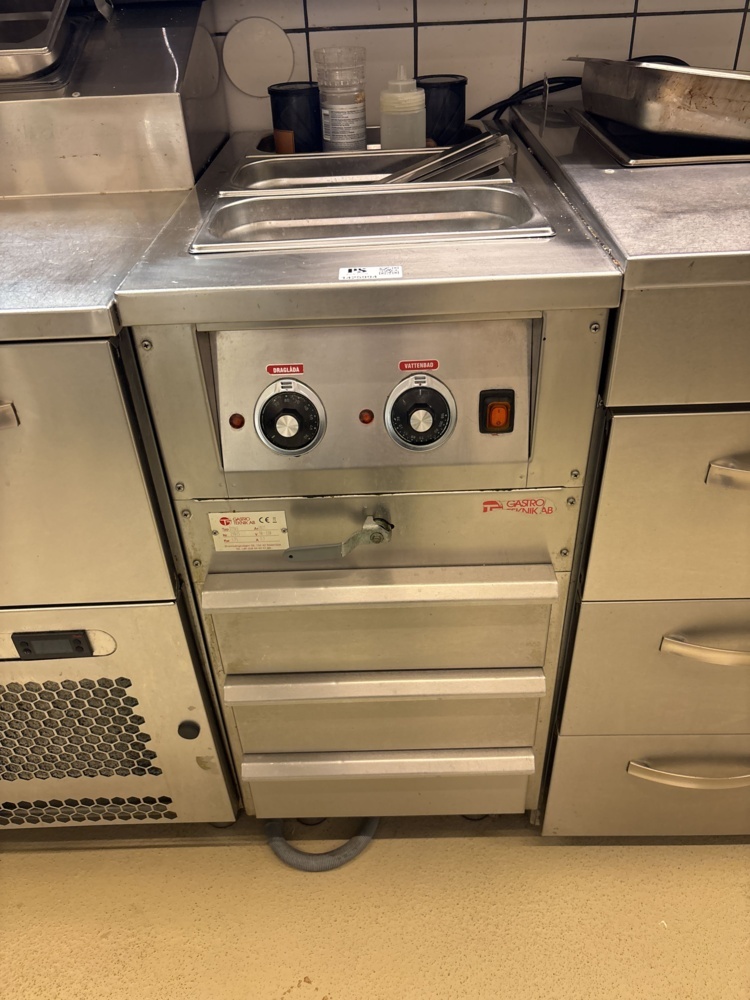 1425994-1 Water bath with drawer - Gastro Teknik AB D1165