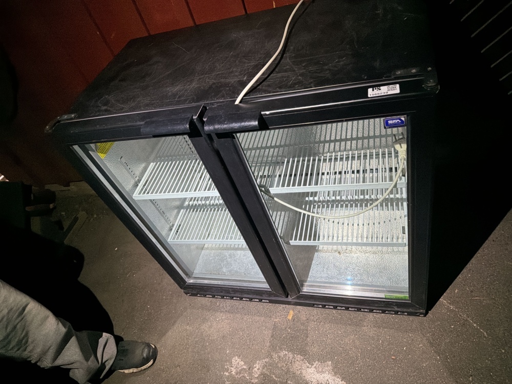 1566239-2 Beverage refrigerator with glass doors - Frigoglass MV 250 P HC
