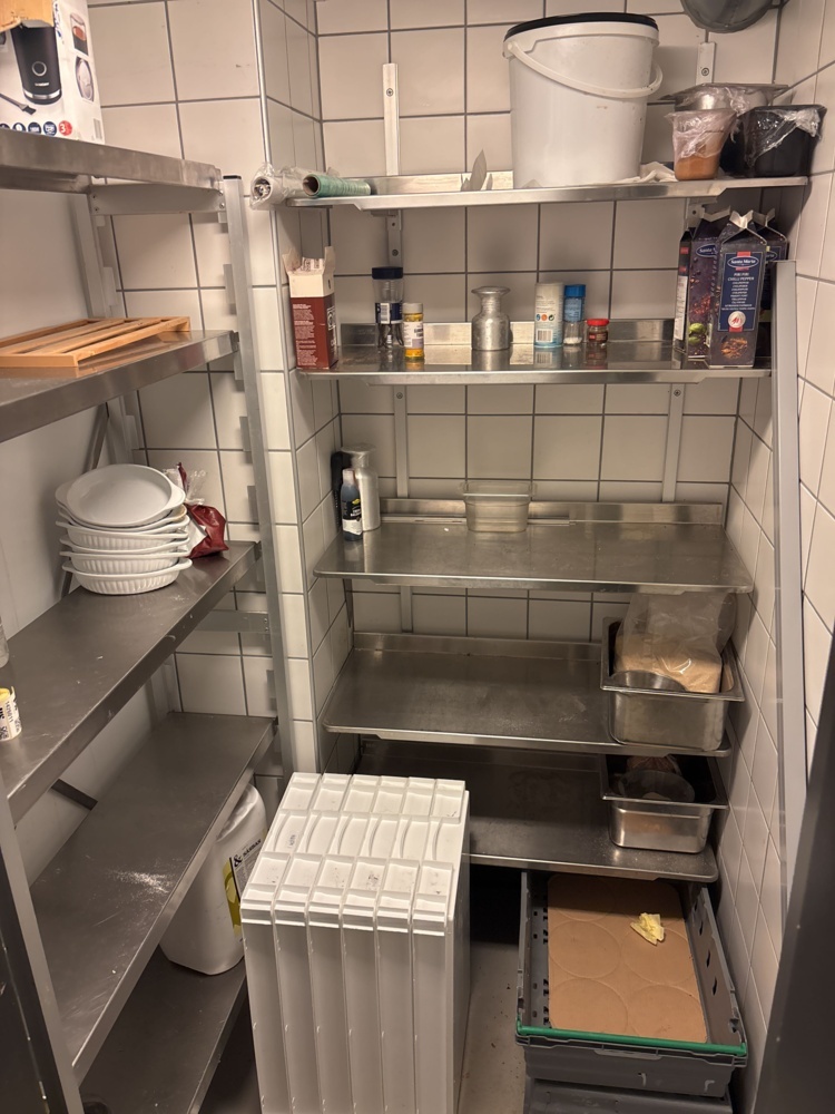 1426010-1 Stainless steel shelves 2 pcs