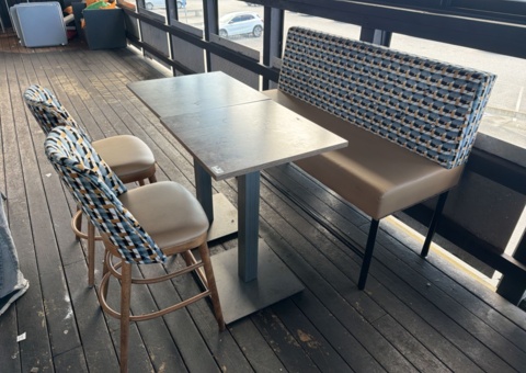 Collection of sofas, tables and chairs for restaurant environments