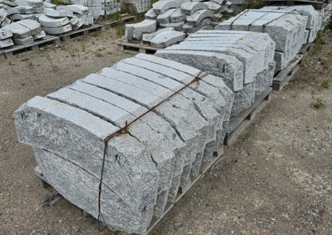 Granite kerbstones &amp; ground slabs