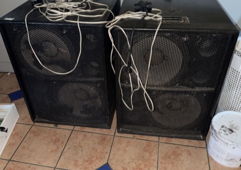 PA speakers 2 pcs