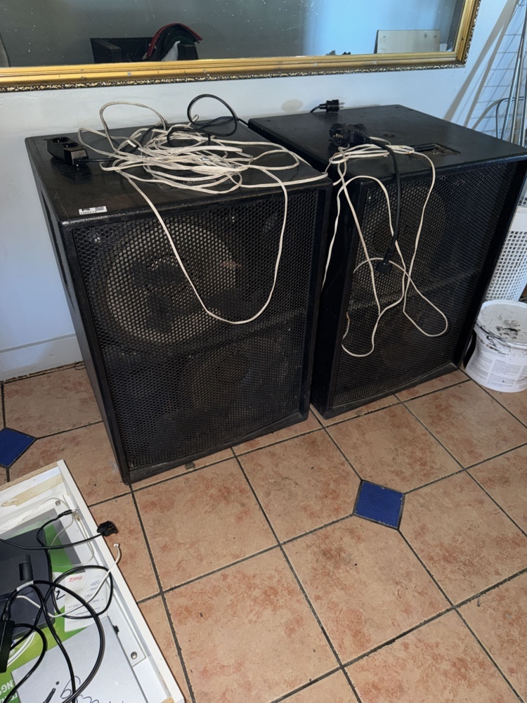 1566274-2 PA speakers 2 pcs