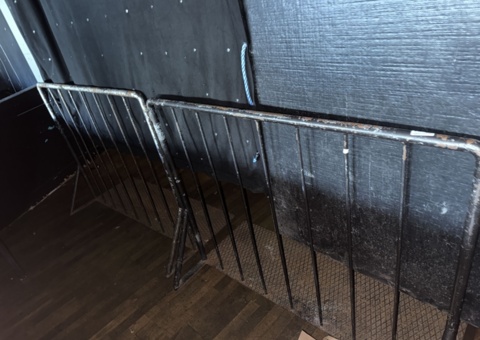 Metal fences/barricades 4 pcs