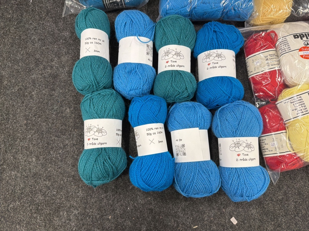 1582693-2 Sortiment med garn