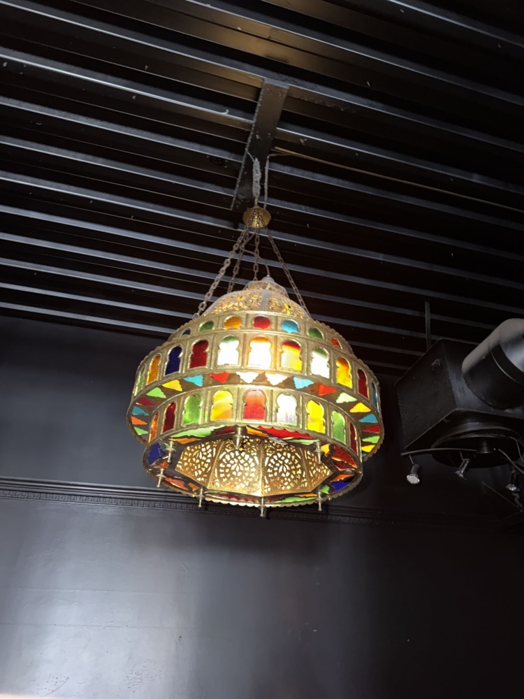 1566276-1 Ceiling lamp in multi-colored design
