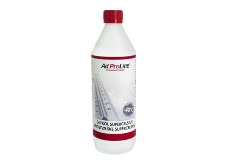 12 st Flaskor Glykol AdProLine Supercelsius 1L - Blandad