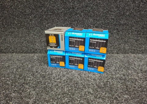 600 pcs Frame adjustment screws 6.0x90 & 6.0x70mm, Gunnebo