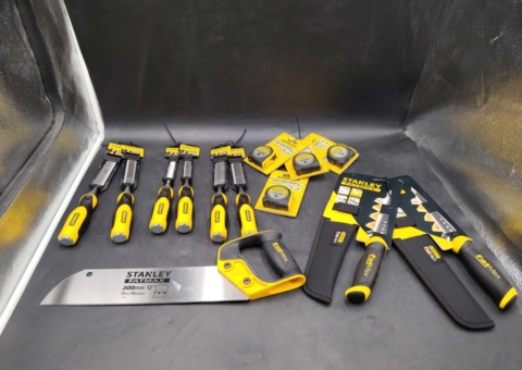 Hand tools - Stanley, chisels, tape measures and saws