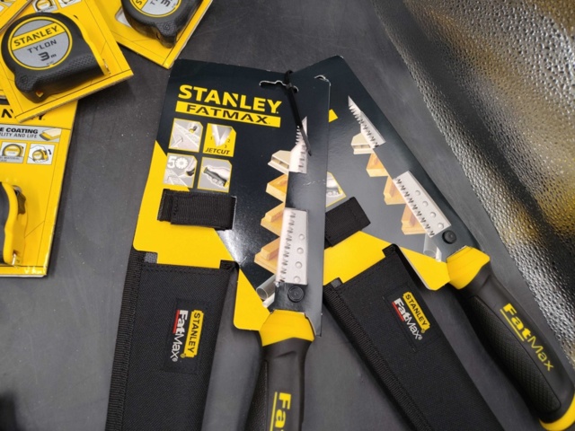 1583278-5 Handverktyg - Stanley, stämjärn, måttband och sågar