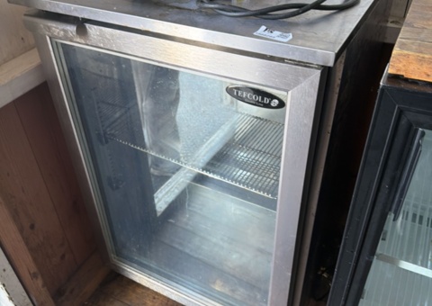Kylskåp med glasdörr - Tefcold GF200VSG-P