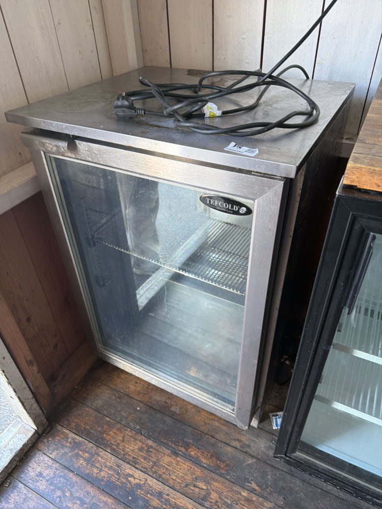 1566285-1 Kylskåp med glasdörr - Tefcold GF200VSG-P