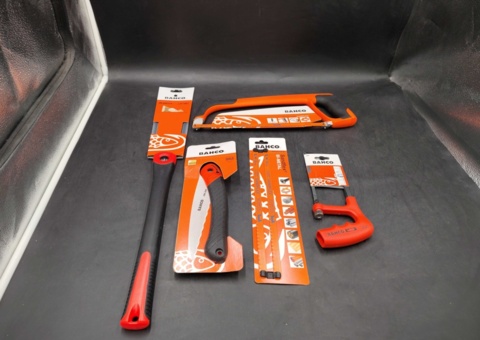 Sawing tools - Bahco, hacksaw, pruning saw and saw blades