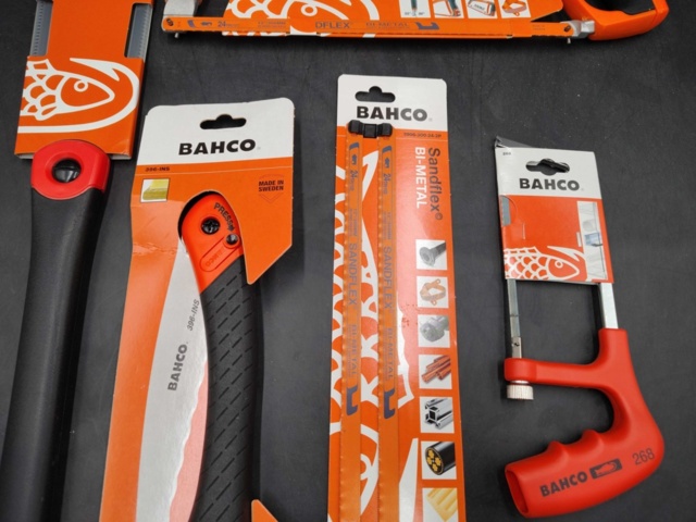 1583283-4 Sågverktyg - Bahco, bågfil, grensåg och sågblad