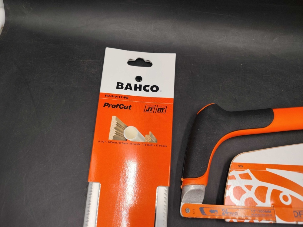 1583284-2 Sawing tools - Bahco, hacksaw, pruning saw and saw blades