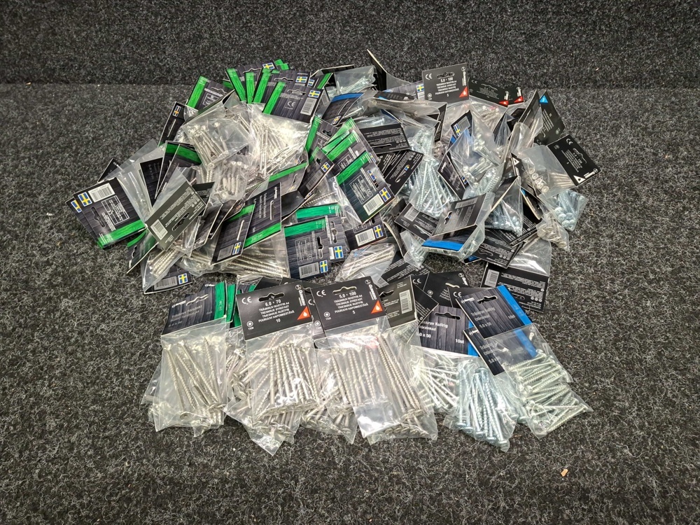 1581619-1 Assortment of Wood Screws, Gunnebo