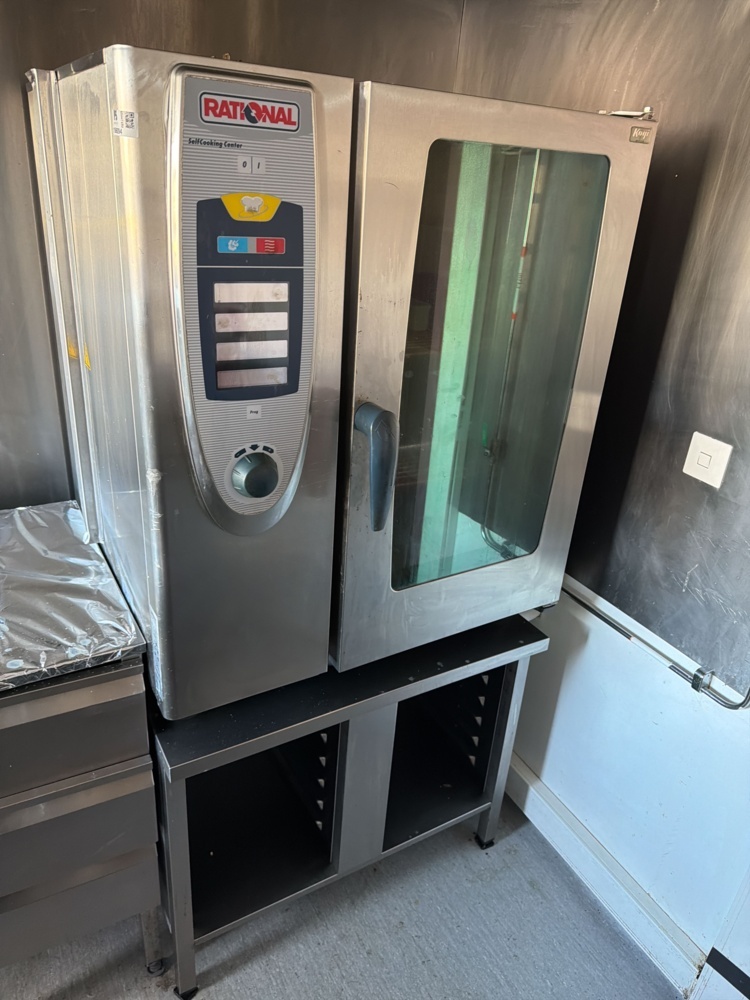 1566294-1 Combi oven on stand - Rational SelfCooking Center SCC 101