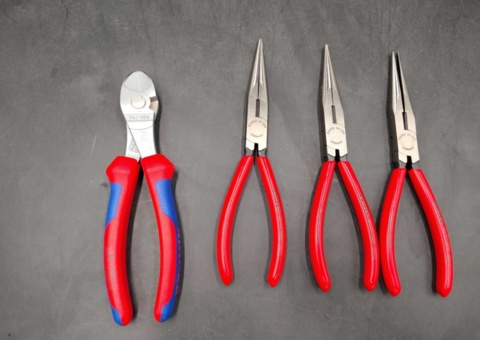 Pliers - Knipex, long-nose pliers and diagonal cutters