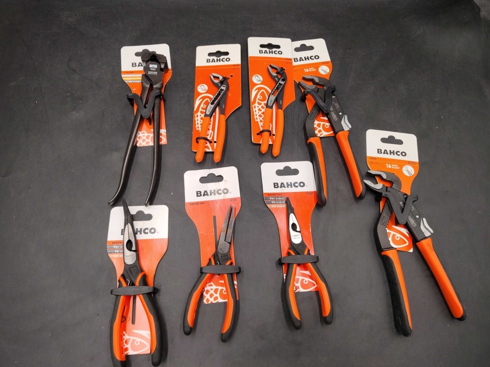 1583293-1 Pliers and pipe wrench - Bahco, assorted types